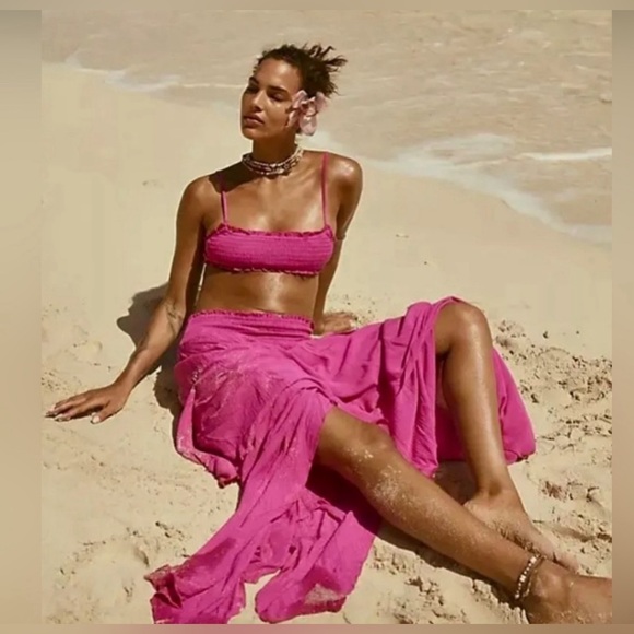 Free People Dresses & Skirts - Free People Endless Summer Primo Perfect matching Set Maxi Skirt and top size S